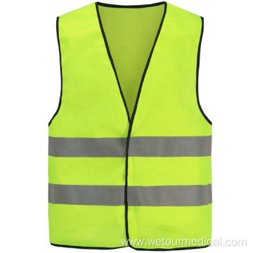 PVC X-ray Thread Yellow Reflective Safety Vest